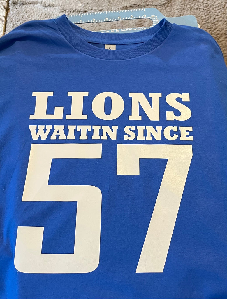 Lions Short Sleeve T-Shirt (Blue)