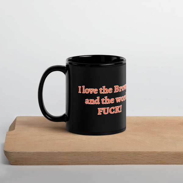 I love the Browns Black Glossy Mug