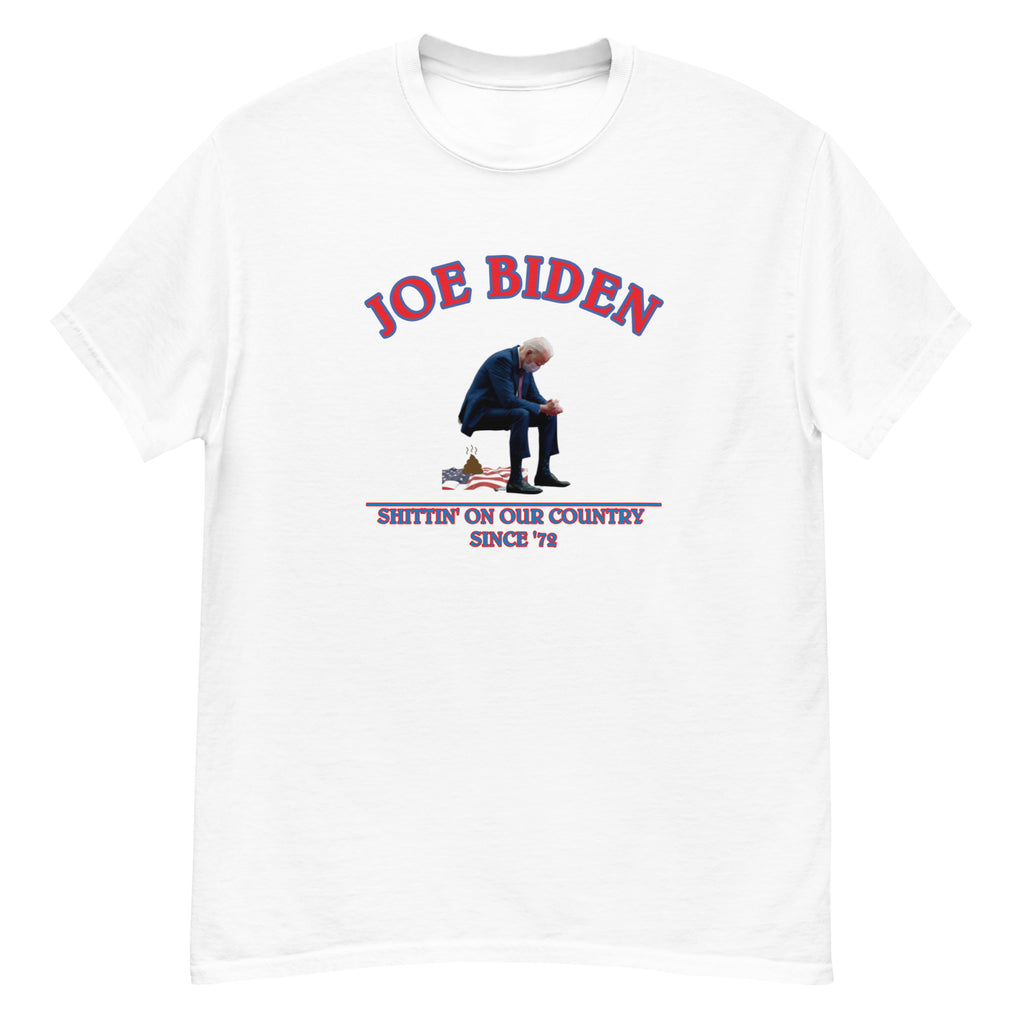 Biden Shittin Men's classic tee