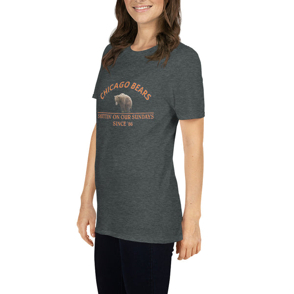 Bears...Shittin on our Sundays.  Short-Sleeve Unisex T-Shirt