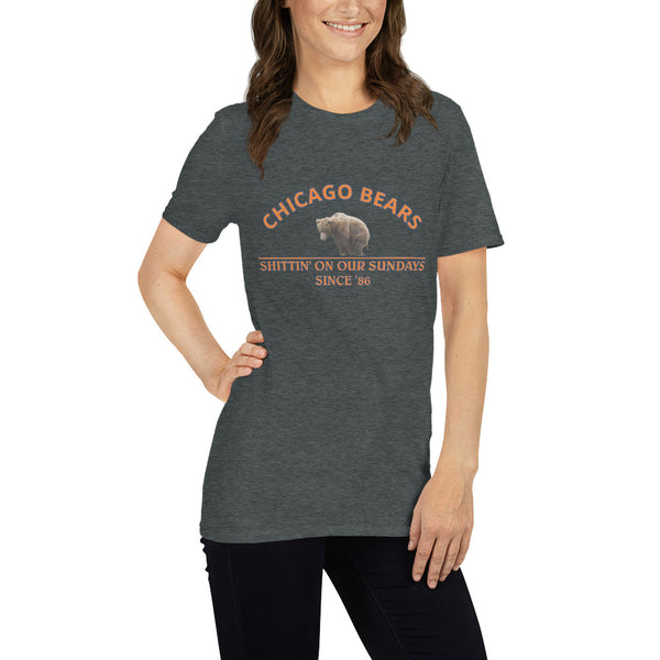 Bears...Shittin on our Sundays.  Short-Sleeve Unisex T-Shirt