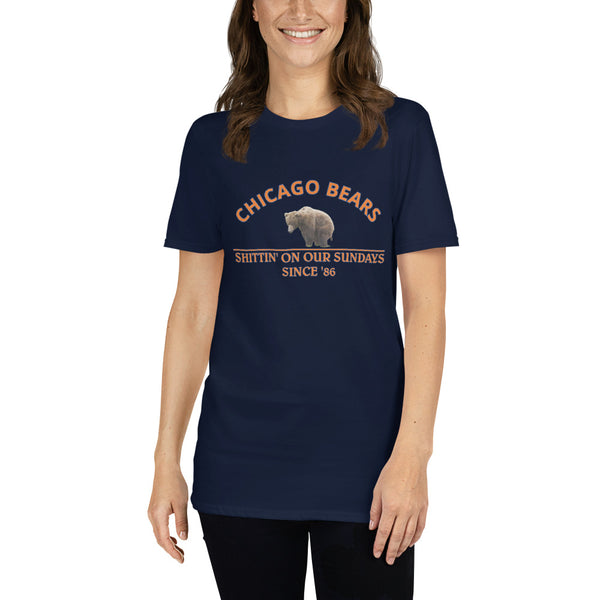 Bears...Shittin on our Sundays.  Short-Sleeve Unisex T-Shirt