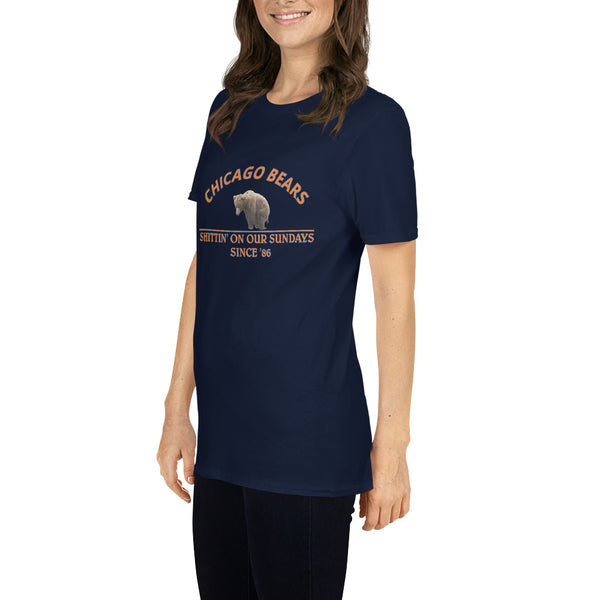 Bears...Shittin on our Sundays.  Short-Sleeve Unisex T-Shirt