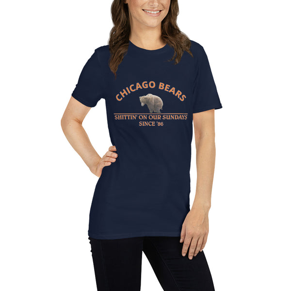 Bears...Shittin on our Sundays.  Short-Sleeve Unisex T-Shirt