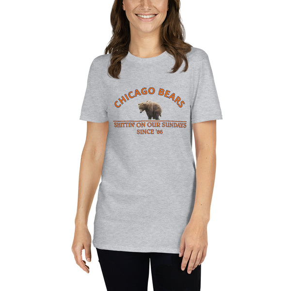 Bears...Shittin on our Sundays.  Short-Sleeve Unisex T-Shirt