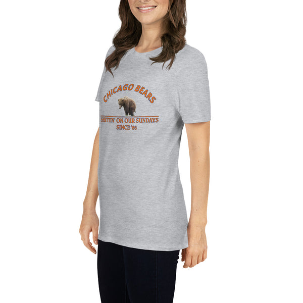 Bears...Shittin on our Sundays.  Short-Sleeve Unisex T-Shirt