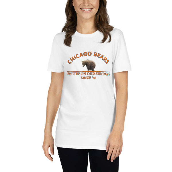 Bears...Shittin on our Sundays.  Short-Sleeve Unisex T-Shirt