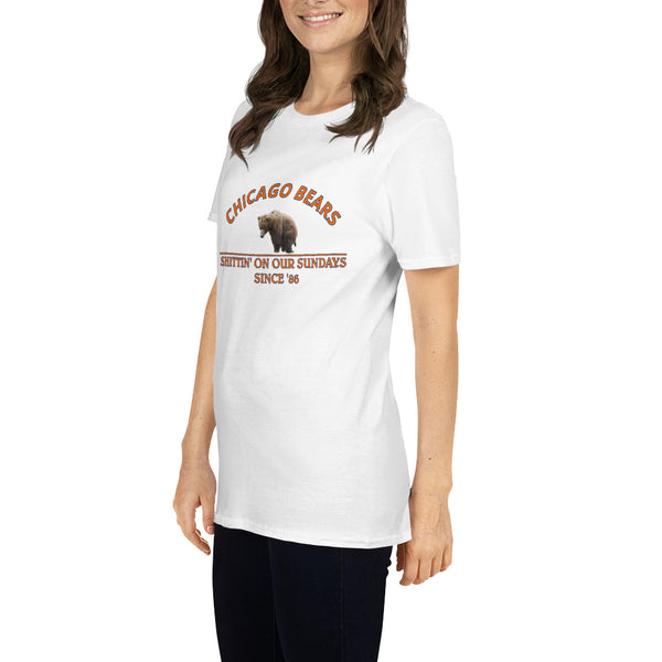 Bears...Shittin on our Sundays.  Short-Sleeve Unisex T-Shirt