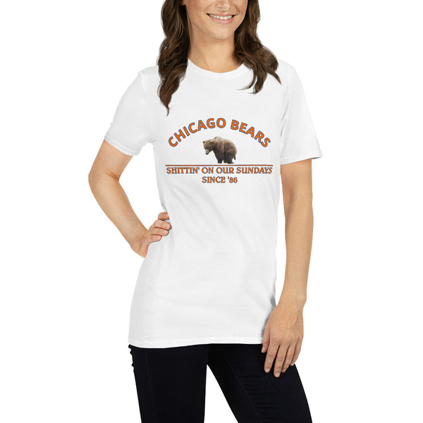 Bears...Shittin on our Sundays.  Short-Sleeve Unisex T-Shirt